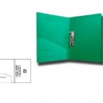 Папка с прижимом и карманом Economix E31202 зеленая