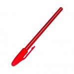 Ручка шариковая одноразовая AIHAO 555А красная